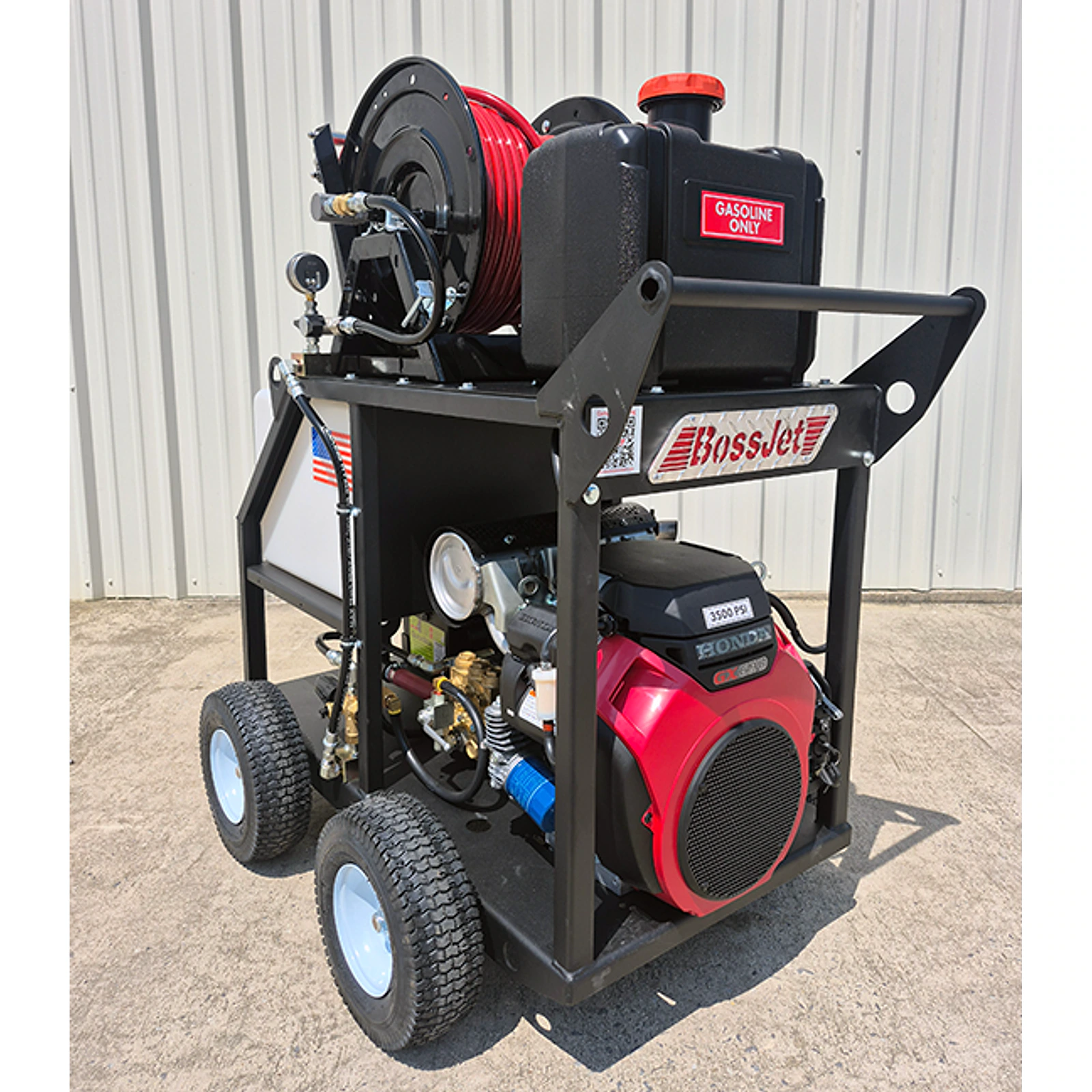 Sewer Jetters - BossJet Max 4 Wheel Cart Jetter 3