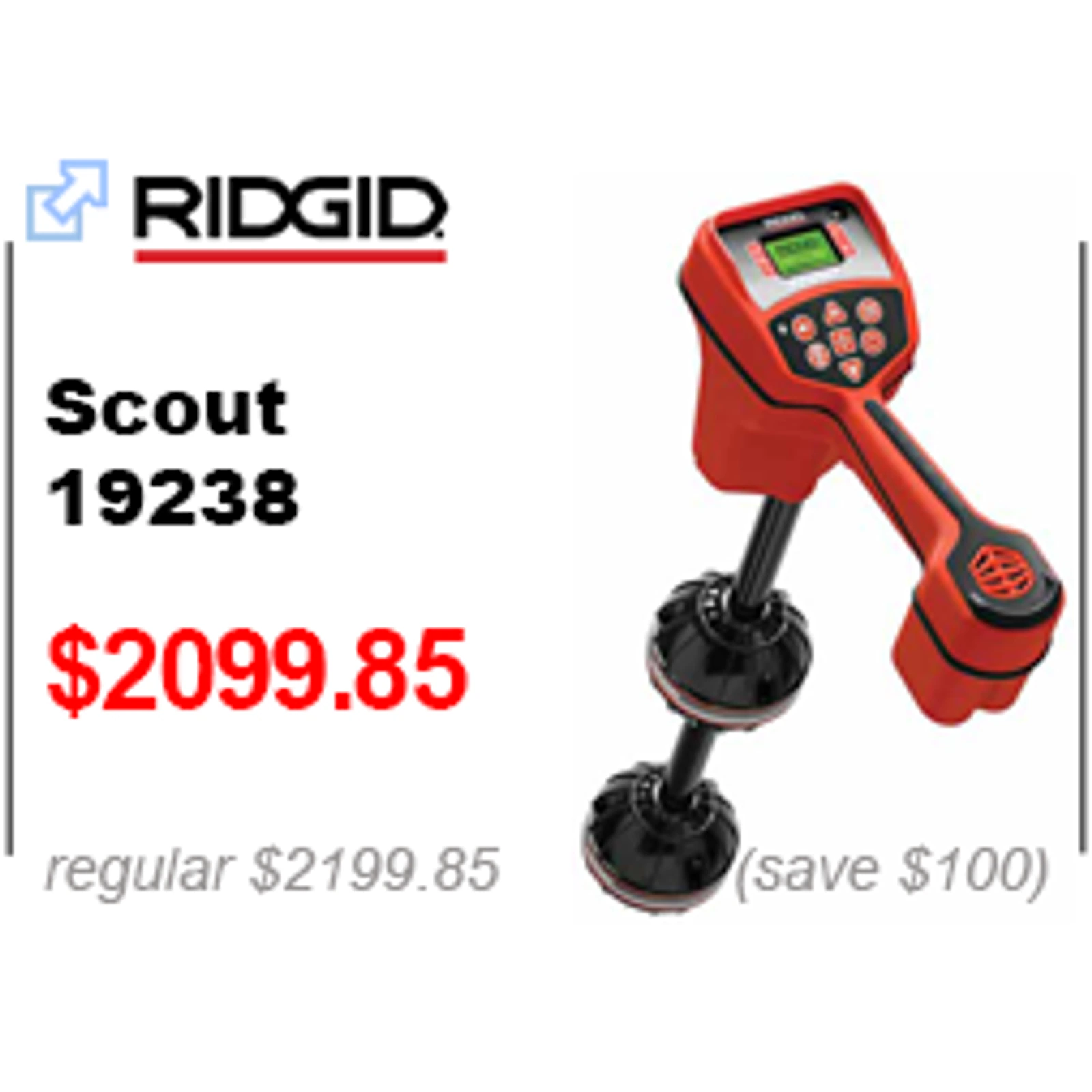 Viztrac SC series 3/8" Sewer Cameras 6